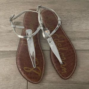 Sam Edelman Thong Sandals Silver